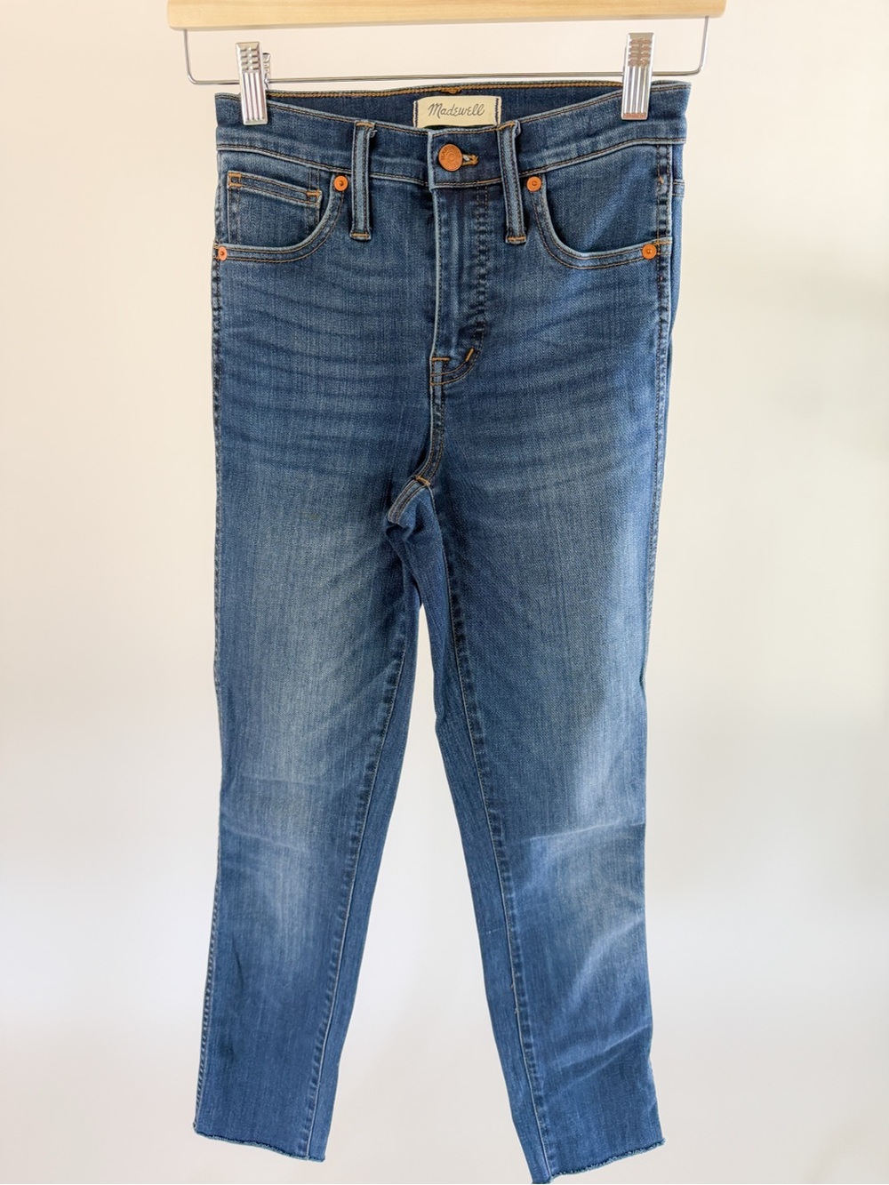 Madewell 10" High-Rise Skinny Crop Jeans Wash Size 23